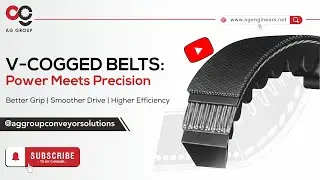 AG Group V Cogged Belt | Energy-Efficient Drive Belt for Industrial Use