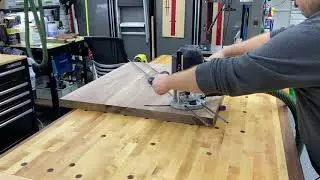 Cutting perfect circle with Festool 1400 EQ Router and Whiteside Spiral Up Cut router bit