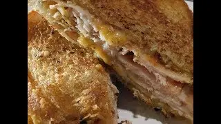 Easy Turkey and Cheese Melt...with Amazing Sauce..Mighty Fine