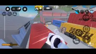 Jump Pad Jumping + Fists + Sniper Vs Exploding barrel