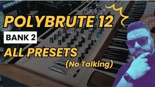 Exploring All Factory Presets &ndash; Bank 2 | Arturia PolyBrute 12 Sounds Demo (No Talking)