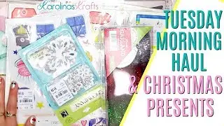 Tuesday Morning Craft Haul! Hooray Crate Paper Collection and Christmas Shopping