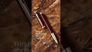 Sleek design, elegant shades, polished trims. The Sheaffer 100 Fountain Pen, a timeless masterpiece.
