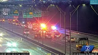 Multiple interstate crashes impacting morning drive