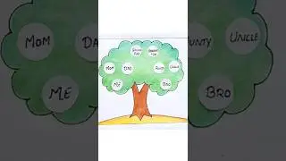 Family tree | How to make family tree easy step | Family tree project idea | Family tree for kids