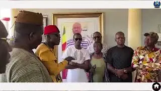 DJIGUIYA BLO EN VISITE CHEZ ABOU LALABY AU KALANBLON