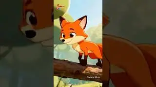 छोटी छोटी लोमड़ी  - The Playful Fox Rhyme | Hindi Nursery Rhymes for Children | Kids | Shorts
