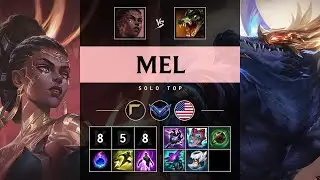 Mel Top vs Renekton - NA Diamond Patch 25.07