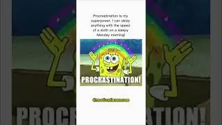 PROCRASTINATION is my...  procrastination MEMES #motivation #shorts #memes#tiktok