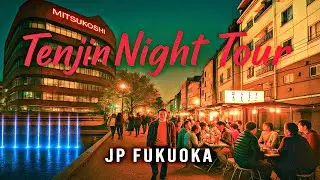 Ultimate Tenjin Night Tour 2025 | Must-Visit in Fukuoka!Fukuoka Japan