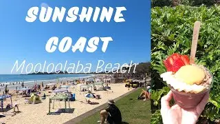 SUNSHINE COAST - Mooloolaba Beach, Австралия - Поездка на ПЛЯЖ, Саншайн Кост