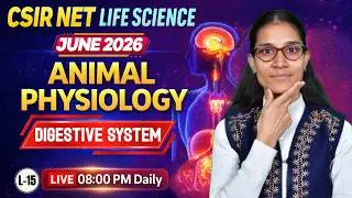 Digestive System-5 | Animal Physiology | CSIR-NET LIFESCIENCE JUNE 2026 #apnasapnajrf