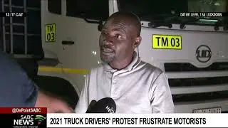 Truck drivers' protest on N3 in 2021 badly affected SA's economy