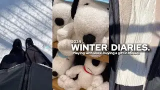 COZY WINTER VLOG☃️: Playing with snow, going to Miniso, being Productive. || 2024 ||