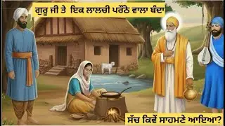 ਗੁਰੂ ਜੀ ਤੇ ਲਾਲਚੀ ਪਰੌਂਠੇ ਵਾਲਾ ਬੰਦਾ || ਸੱਚ ਕਿਵੇਂ ਸਾਹਮਣੇ ਆਇਆ ? Guru Nanak Dev Ji Sakhi ||rooh punjab di