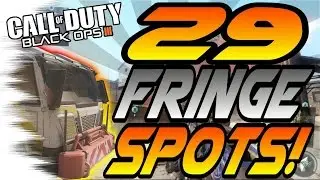 ALL 29 FRINGE Spots & Glitches! - Ledges, Hiding Spots, Lines of Sight (Black Ops 3/BO3)