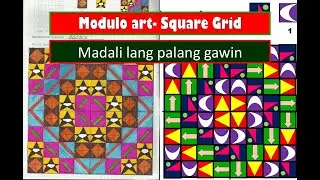 Modulo Art Square Grid for grade 7 ganito lang pala kadali gawin   Made with Clipchamp