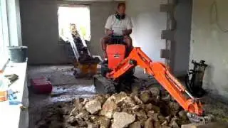 udgravning af betongulv