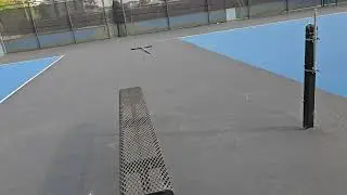 The second to last outdoor court of the season and I'm nervous.