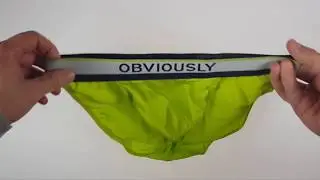 Obviously Primeman Bikini Brief Lime A05 1P