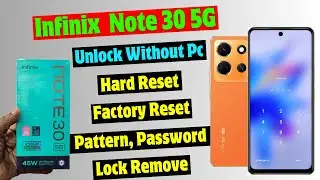 Infinix Note 30 5g Factory reset & remove pattern, password lock | infinix x6711 hard reset
