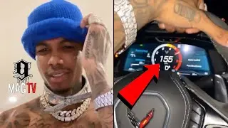 Blueface Does 157 MPH!!! In His New C8 Corvette! 🚙