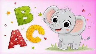 🎵 Elephant&rsquo;s ABC Adventure | Calm Alphabet Song for Toddlers | Bubble ABC 🫧