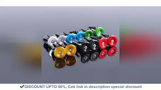 6 Colors 1 Pair Bicycle Handle Bar Cap End Plugs Bike Bicycle Aluminum Handlebar Grips Handle Bar Ca