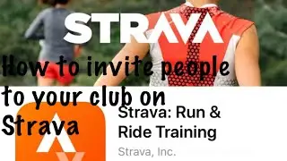 How to invite people to your private club on Strava