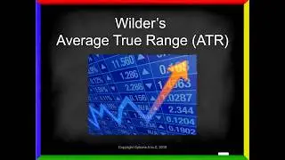 Technical Analysis - Wilder's Average True Range (ATR)