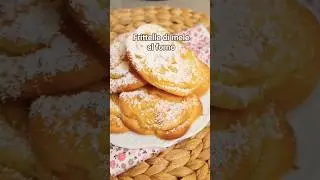 FRITTELLE DI MELE AL FORNO🥰 Leggere e buonissime! #dolci #ricette #frittelledimele #dolci