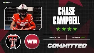 WATCH: 4-star WR Chase Campbell Commits to the Texas Tech Red Raiders | Live Commitment