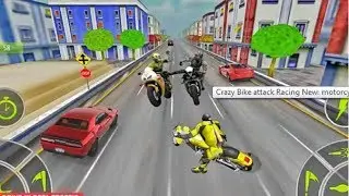 Crazy Bike Attack Racing Gameplay In Android -Android Gaming Factory