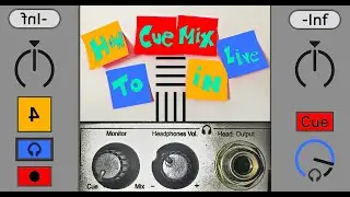 How to create a DJ Cue/Mix control  in Ableton Live