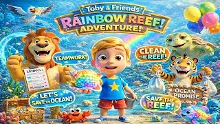 Toby And Friends 🌈 Ocean Adventure  Rainbow Fish Reef Island 🐠
