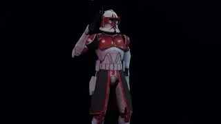 Commander Neto - Turntable Animation - Clone Wars Test Render - Blender