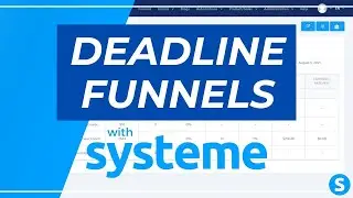 How To Create Deadline Funnels Using Systeme.io