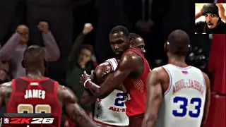 Asmr NBA 2K26 Gameplay 80's Legends vs 2010's Legends 