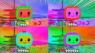Cocomelon in Japan Intro Logo at 999999x Speed Klasky Csupo Effects! | Combined + Reversed