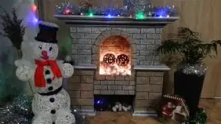КАМИН из картона своими руками.DIY. Новогодний декор.Fireplace out of cardboard