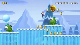Eric's Super Mario Maker 2 Levels: Snowball Rush