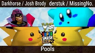 SSC 2023 - Darkhorse & Josh Brody Vs. derstuk & MissingNo - Smash Bros - SSB64
