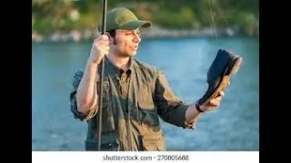we tried fishing with kids fishing rods....