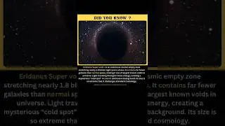 A Hole in the Universe? The Truth Behind the Eridanus Supervoid #cosmos