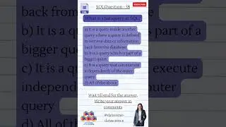 sql questions and answers - 58 