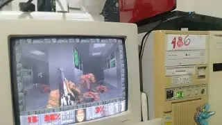 Doom II En DX486 -  Cap&iacute;tulo 1 Gameplay espa&ntilde;ol #retro #retrogaming #486