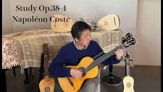 Study Op.38-4  Napol&eacute;on Coste  Guitar(8 Strings Guitar) Junichi Mori ８弦ギター 森淳一