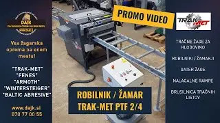 Dvostranki robilnik (žamar) Trak-Met PTF-2/4