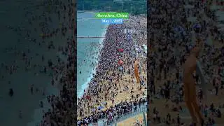 Shenzhen, China's seaside beach holiday is lively and extraordinary#travel #china