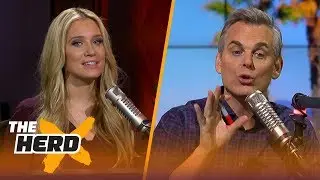 Энес Кантер отвечает на троллинг Леброна в Instagram &mdash; Кристин и Колин реагируют | THE HERD